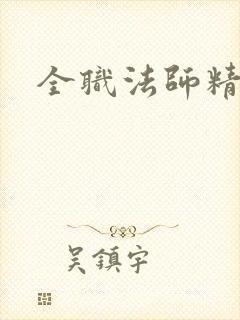 全职法师精校