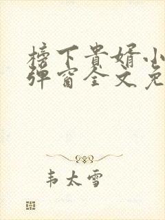 榜下贵婿小说无弹窗全文免费阅读