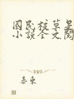 国民校草是女生小说全文阅读
