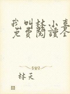 我叫林小喜全文免费阅读全文封面