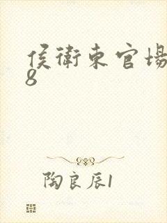 侯卫东官场笔记8