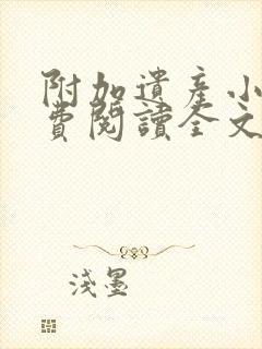 附加遗产小说免费阅读全文无删减