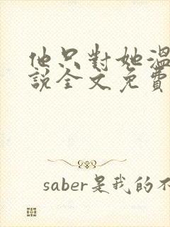 他只对她温柔小说全文免费阅读