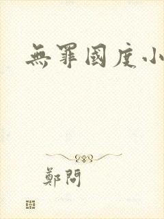 无罪国度小说封面