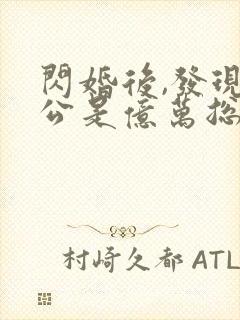 闪婚后,发现老公是亿万总裁完整版封面