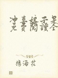 冲喜娘子是趣人免费阅读全文