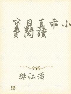 宝贝真乖小说免费阅读