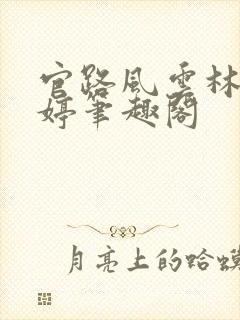 官路风云林海姜婷笔趣阁