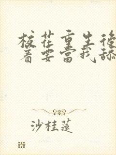 校花重生后,哭着要当我舔狗小说