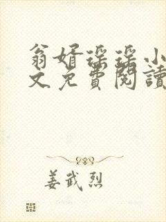 翁婿瑶瑶小说全文免费阅读最新章节封面