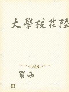 大学校花陆冰嫣封面