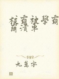 校霸被学霸玩到崩溃车封面