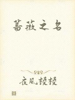 蔷薇之名