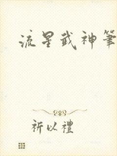 流星武神笔趣阁