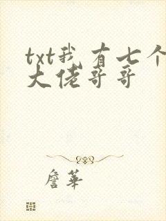 txt我有七个大佬哥哥