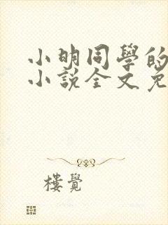 小明同学的妈妈小说全文免费阅读最