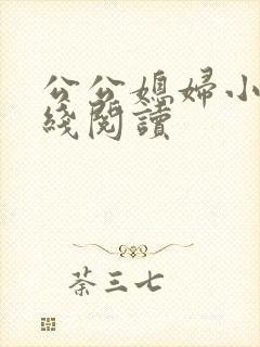 公公媳妇小说在线阅读