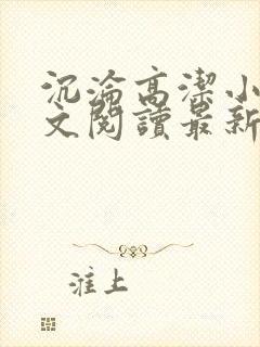 沉沦高洁小说全文阅读最新章节更新