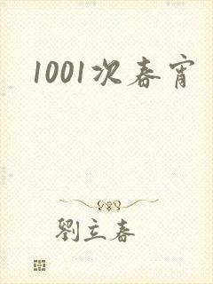 1001次春宵封面