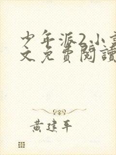 少年派2小说全文免费阅读