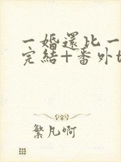 一婚还比一婚高完结+番外txt