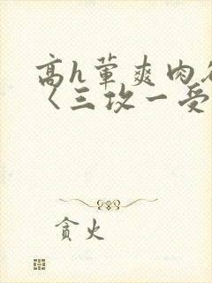 高h荤爽肉欲文〈三攻一受