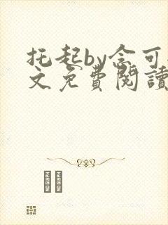 托起by念可全文免费阅读笔趣阁封面