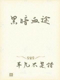 黑暗血途封面