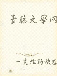 青藤文学网封面