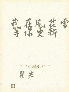 我在风花雪月里等你更新封面