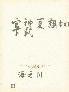官神夏想txt下载