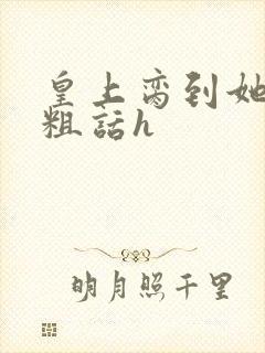 皇上脔到她哭h粗话h封面
