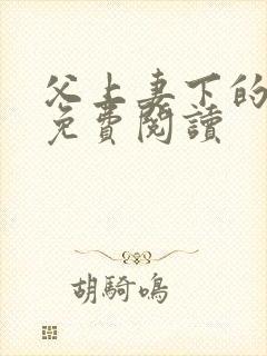 父上妻下的小说免费阅读封面