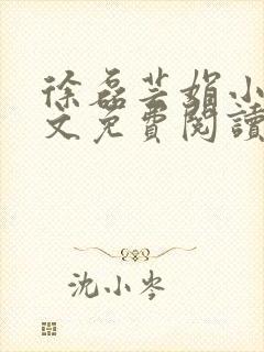 徐磊芸娟小说全文免费阅读