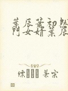 叶辰萧初然 上门女婿叶辰