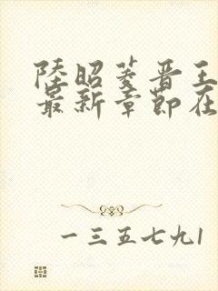 陆昭菱晋王小说最新章节在线阅读