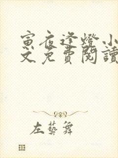 寅夜逢灯小说全文免费阅读