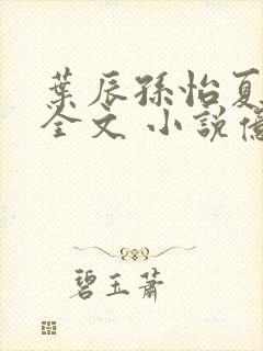 叶辰孙怡夏若雪全文 小说亿软