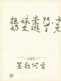拒嫁豪门,少奶奶又逃了免费在线阅读