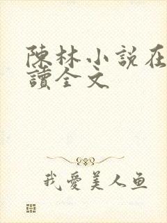 陈林小说在线阅读全文