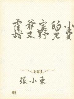 霍爷家的小祖宗甜又野免费下载全文