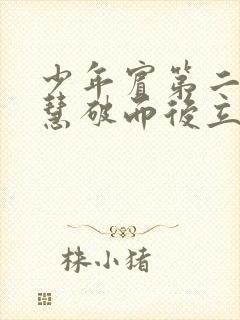 少年宾第二部珏慧破而后立