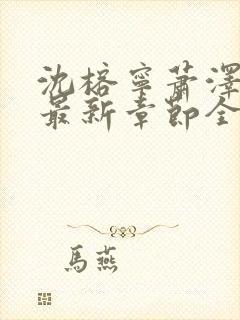 沈榕宁萧泽小说最新章节全文阅读封面