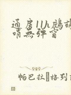 通房11h鹧鸪哨无弹窗