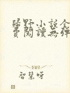 归野小说全文免费阅读无弹窗