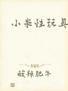 小米性玩具日记