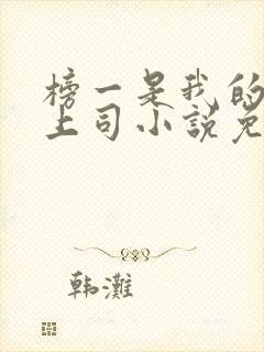 榜一是我的顶头上司小说免费阅读