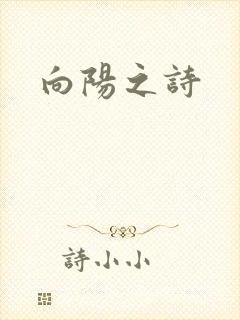 向阳之诗封面