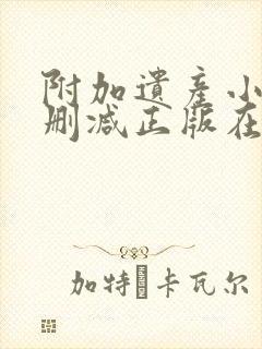 附加遗产小说无删减正版在线阅读封面