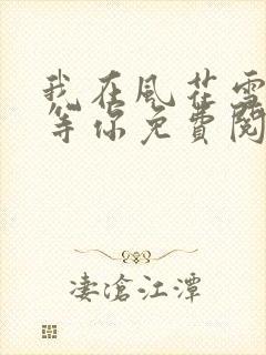 我在风花雪月里等你免费阅读全文封面
